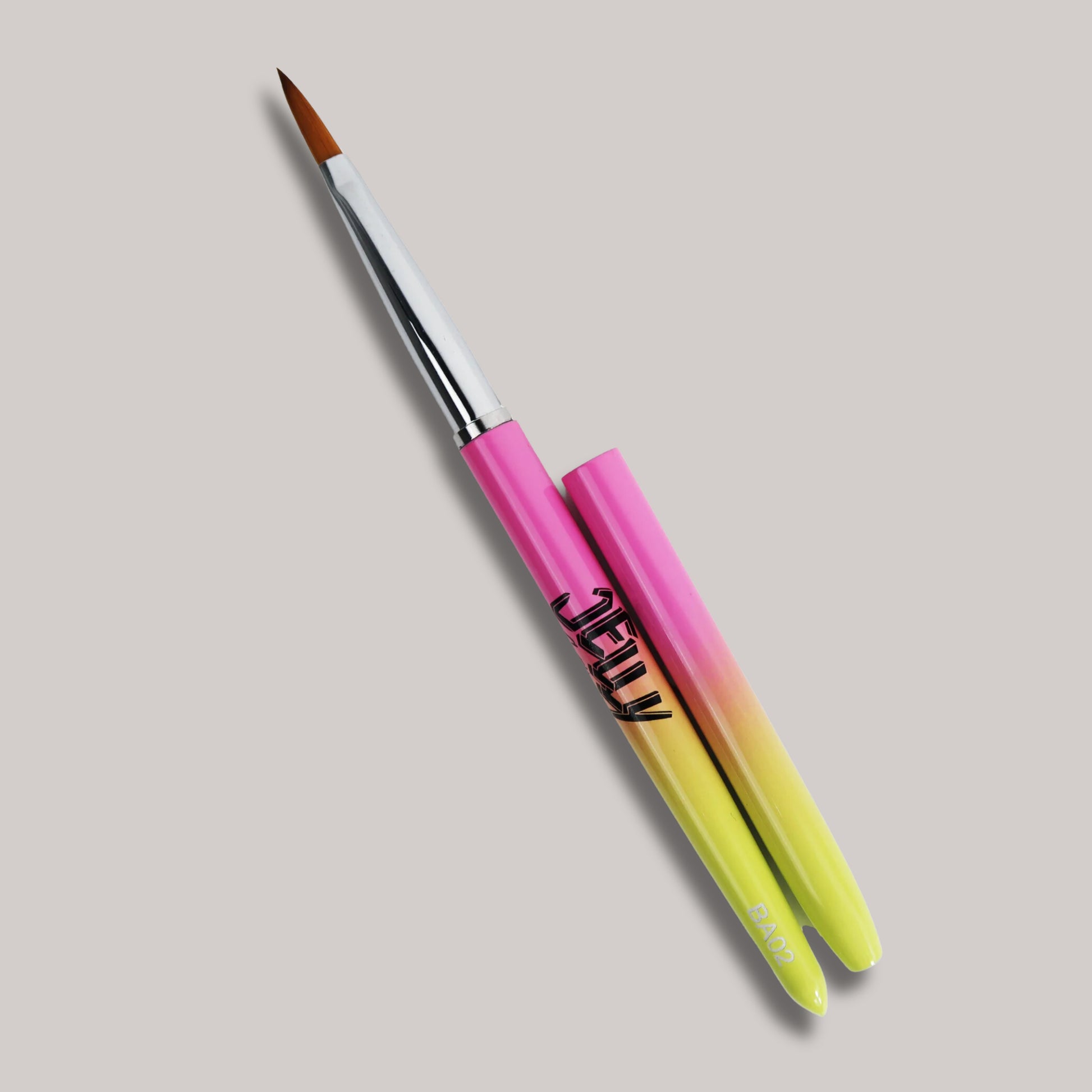 Jelly Gelly Oval Acrylic/Polygel Brush
"Jelly Gelly Oval Acrylic/Polygel Brush designed for smooth application and precision in nail art."