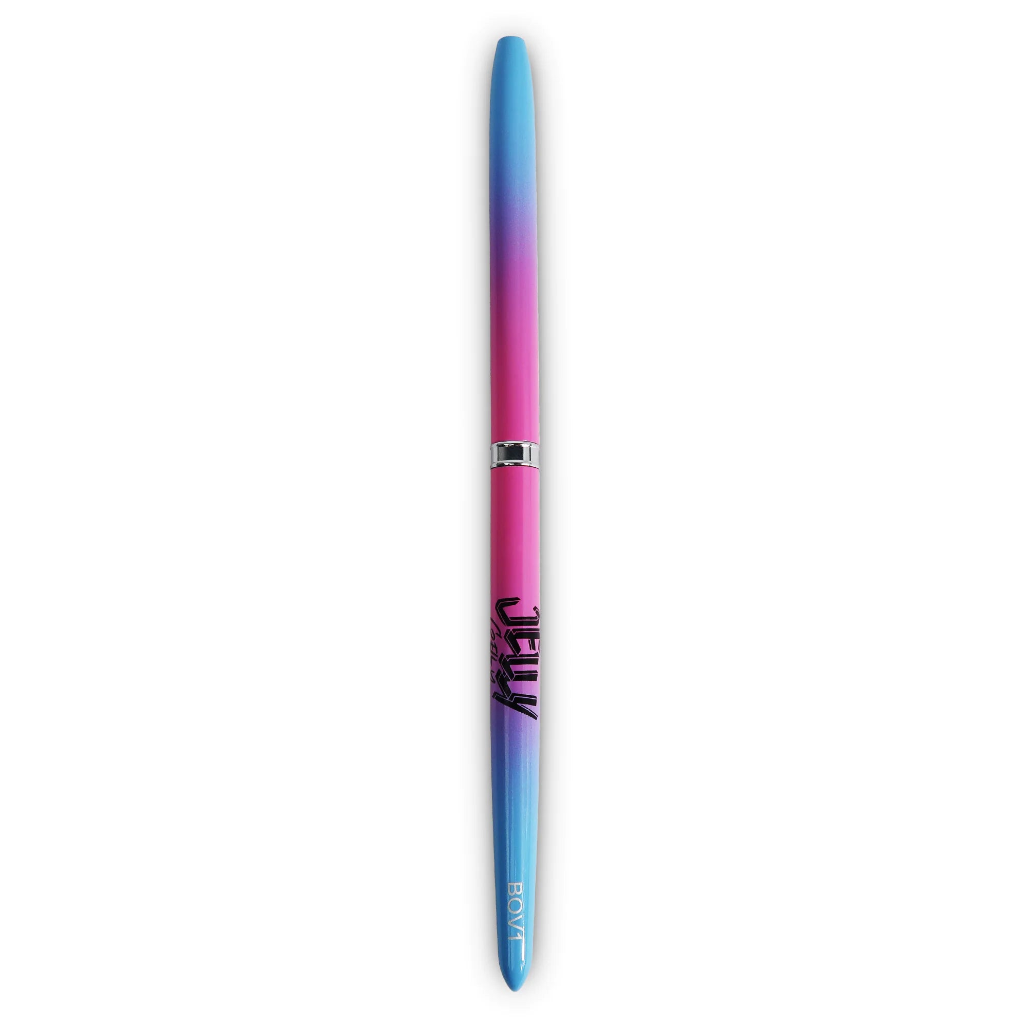 Jelly Gelly Oval Gel Polygel Brush – short bristle nail art brush with UV cap