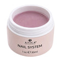 ATICA Builder Gel 34 Sparkle Stars 30ml, dusty pink mauve builder gel with fine stardust shimmer