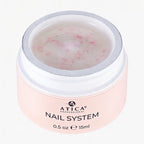 Jar of Atica Professional Nail System on a white background