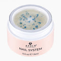 ATICA Professional nail system gel in a pink container on a white background