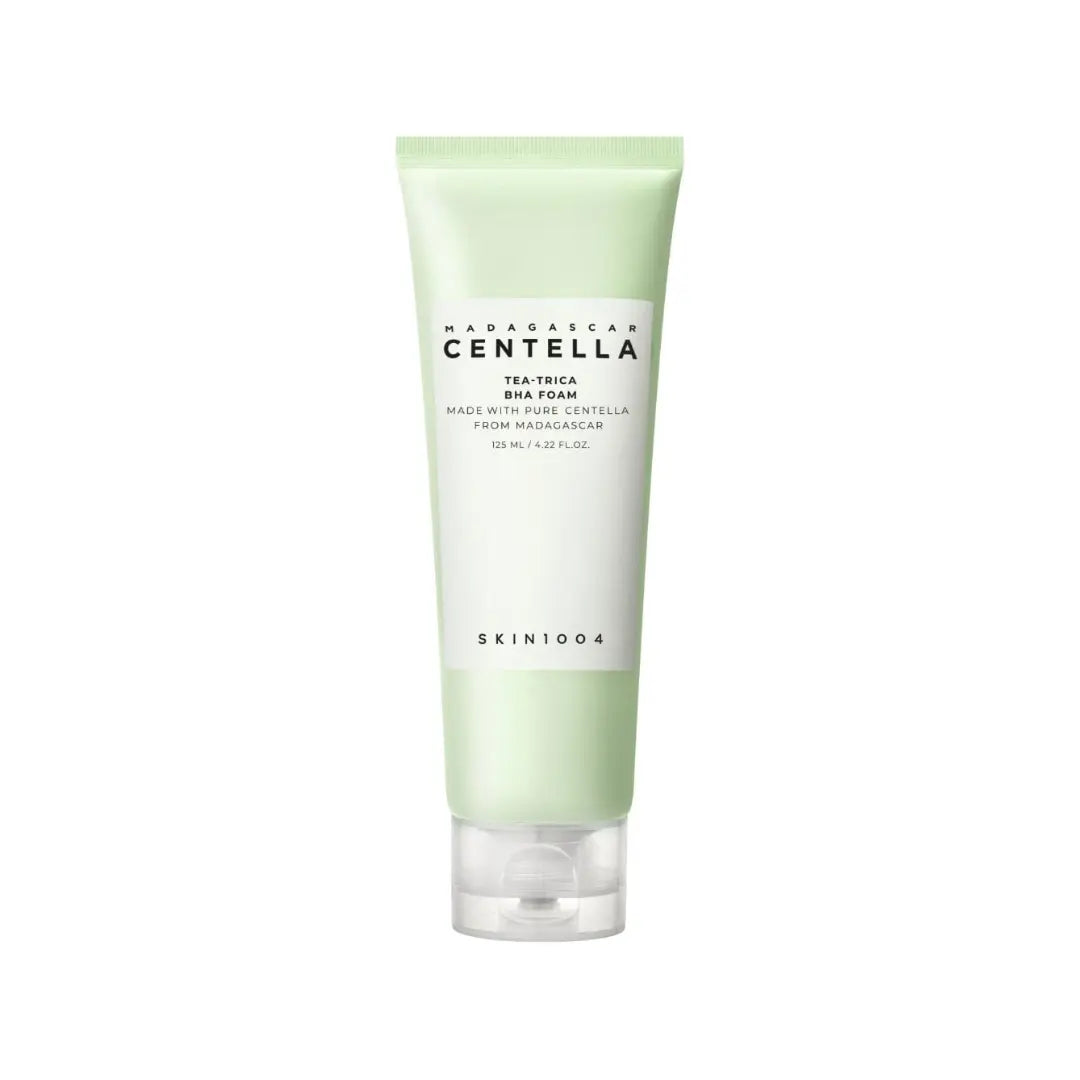 SKIN1004 Madagascar Centella Tea Trica BHA Foam pore clearing cleanser 125ml tube