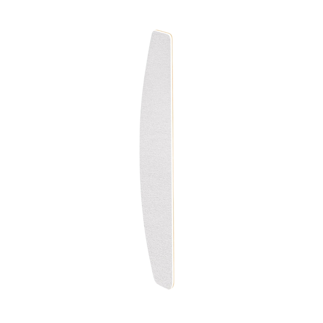 Disposable White Files For Crescent Nail File EXPERT 40, 100 grit, 30 pcs, soft foam layer for reduced pressure on nails, reliable adhesive base, ideal for artificial nails.

