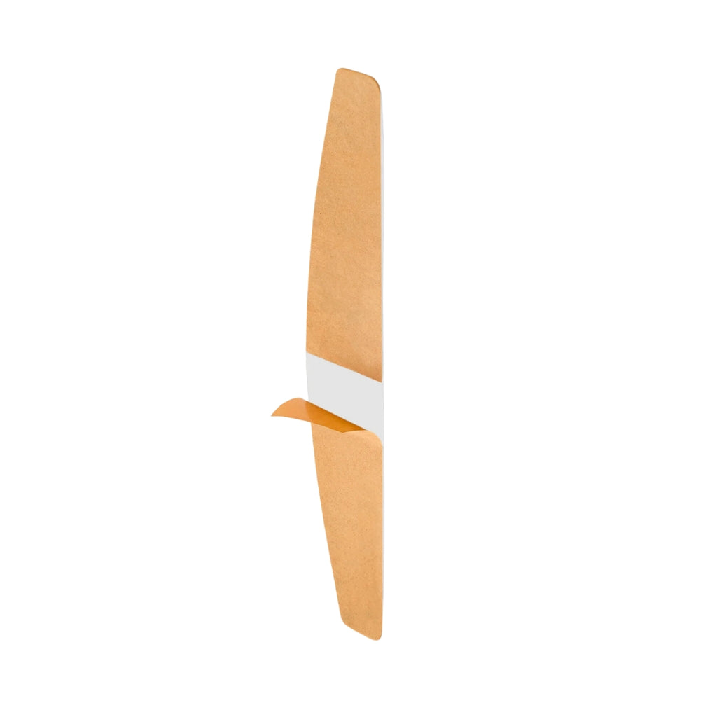 Disposable White Files For Crescent Nail File EXPERT 40, 100 grit, 30 pcs, soft foam layer for reduced pressure on nails, reliable adhesive base, ideal for artificial nails.

