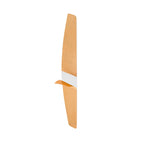 Disposable White Files For Crescent Nail File EXPERT 40, 100 grit, 30 pcs, soft foam layer for reduced pressure on nails, reliable adhesive base, ideal for artificial nails.

