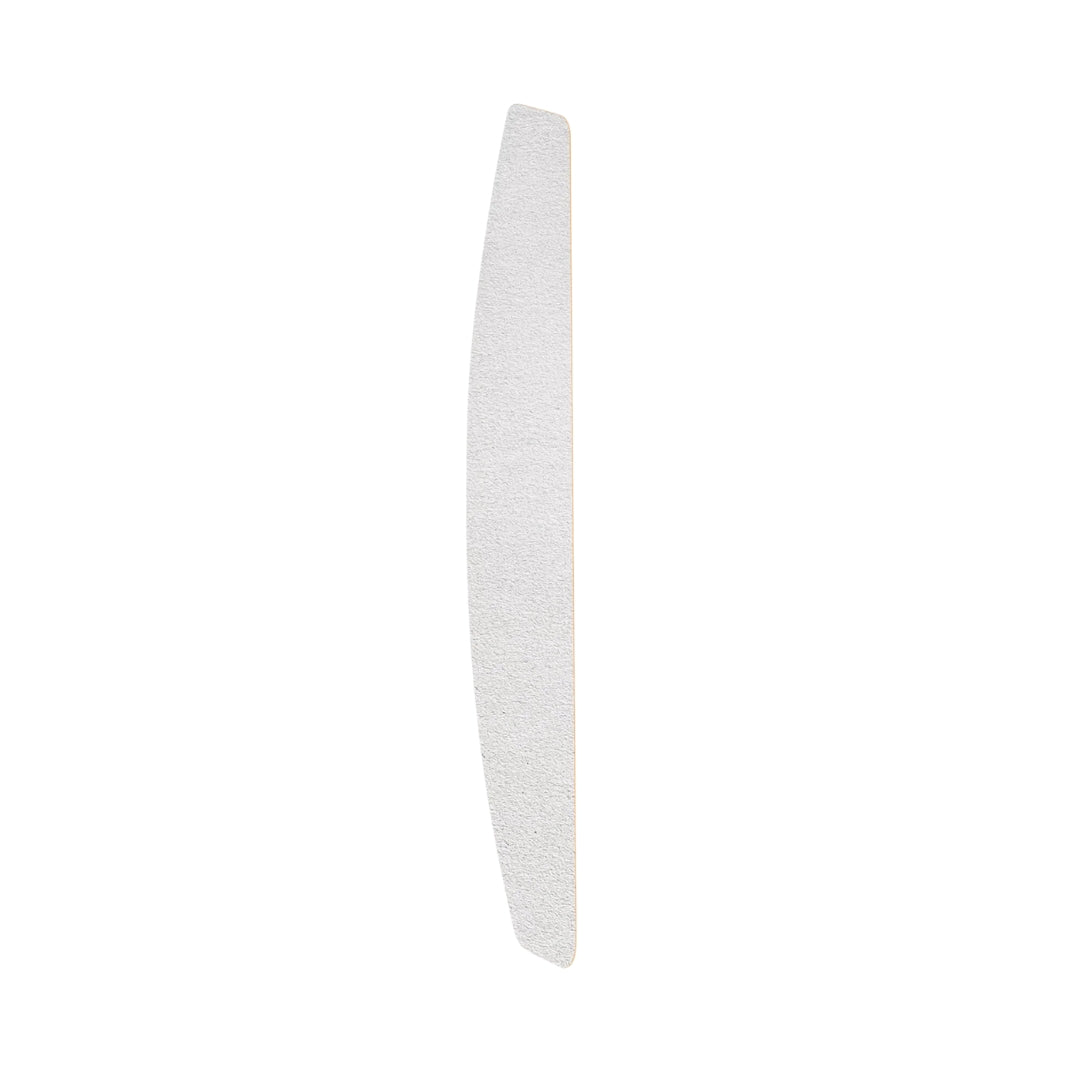 Disposable White Files For Crescent Nail File EXPERT 42, 100 grit, 50 pcs, ideal for shaping and extending artificial nails with a reliable adhesive base.

