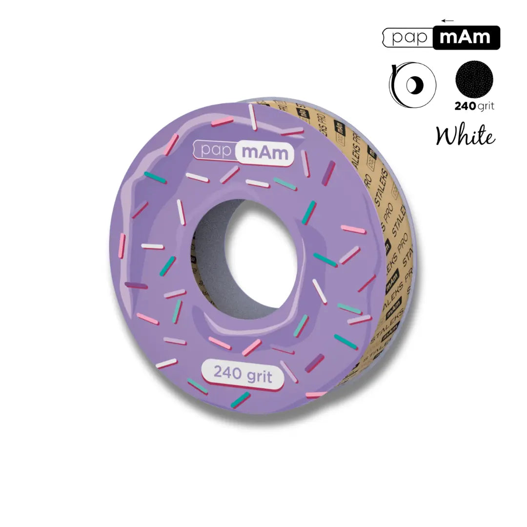 Staleks Expert White papmAm abrasive tape refill roll 7m, disposable manicure file