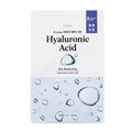 ETUDE Hyaluronic Acid 0.2mm skincare sheet mask in a white and light blue pouch with water droplet graphics and a blue brand label.