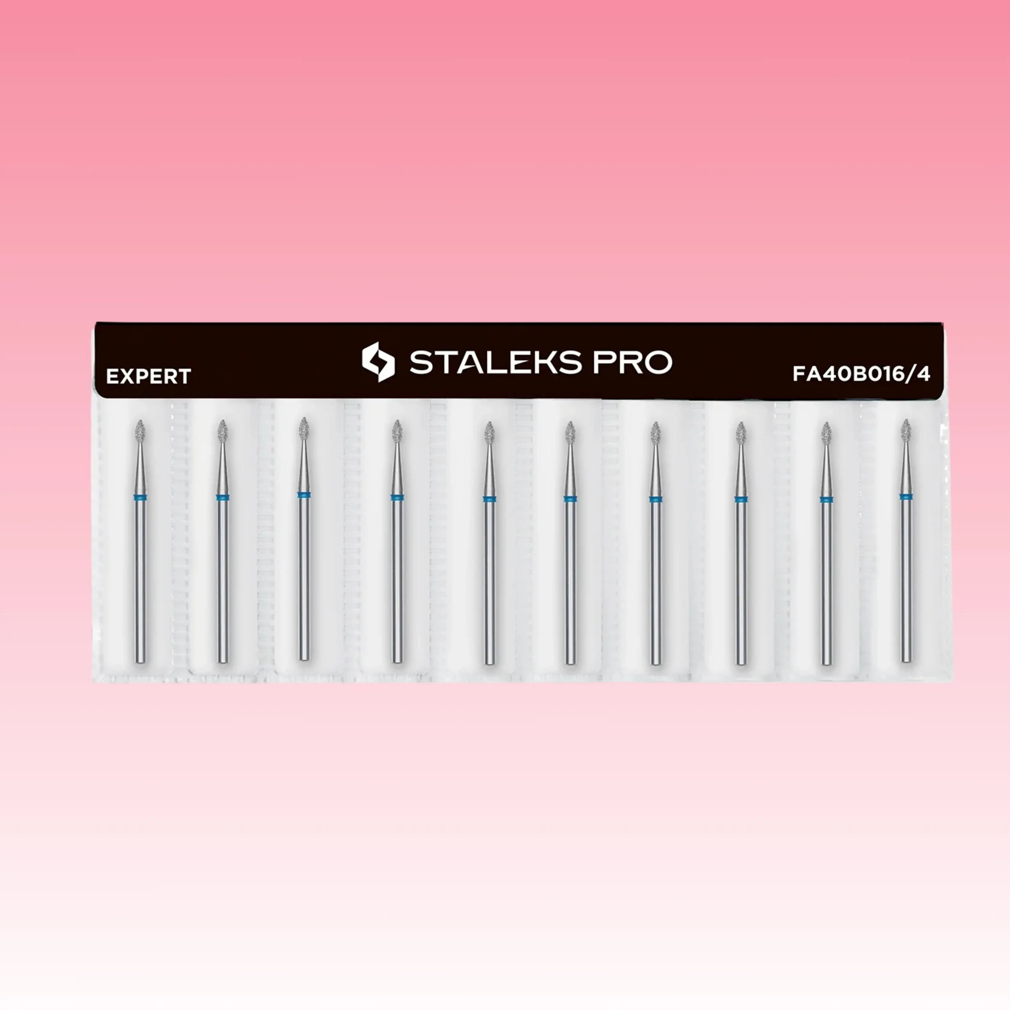 Diamond Nail Drill Bit Drop Blue EXPERT – 1.6 mm head, 4 mm working part for cuticle care and nail shaping
