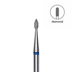 Staleks Pro Expert Diamond Nail Drill Bit Drop Blue head 1.6 mm working part 4 mm