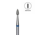 Staleks Pro Expert Diamond Nail Drill Bit Drop Blue head 2.3 mm working part 5 mm