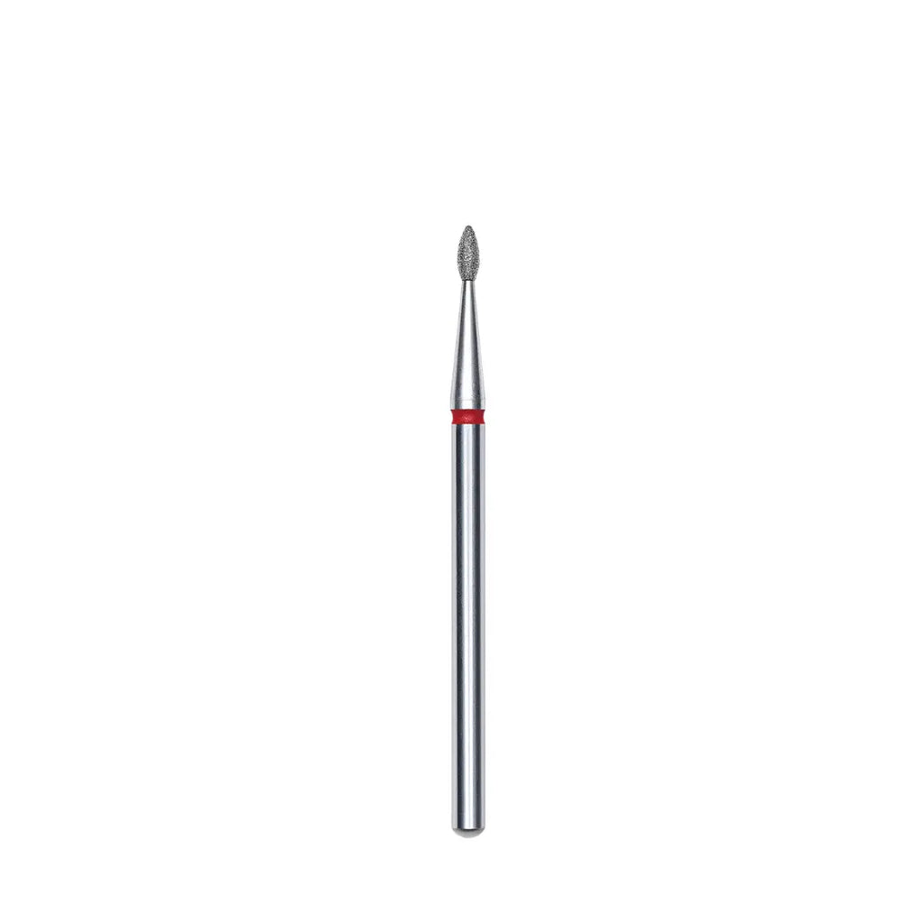 Red notch soft abrasiveness diamond coating on 1.6 mm drop shaped bit