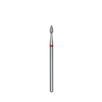 Red notch soft abrasiveness diamond coating on 2.3 mm drop shaped bit