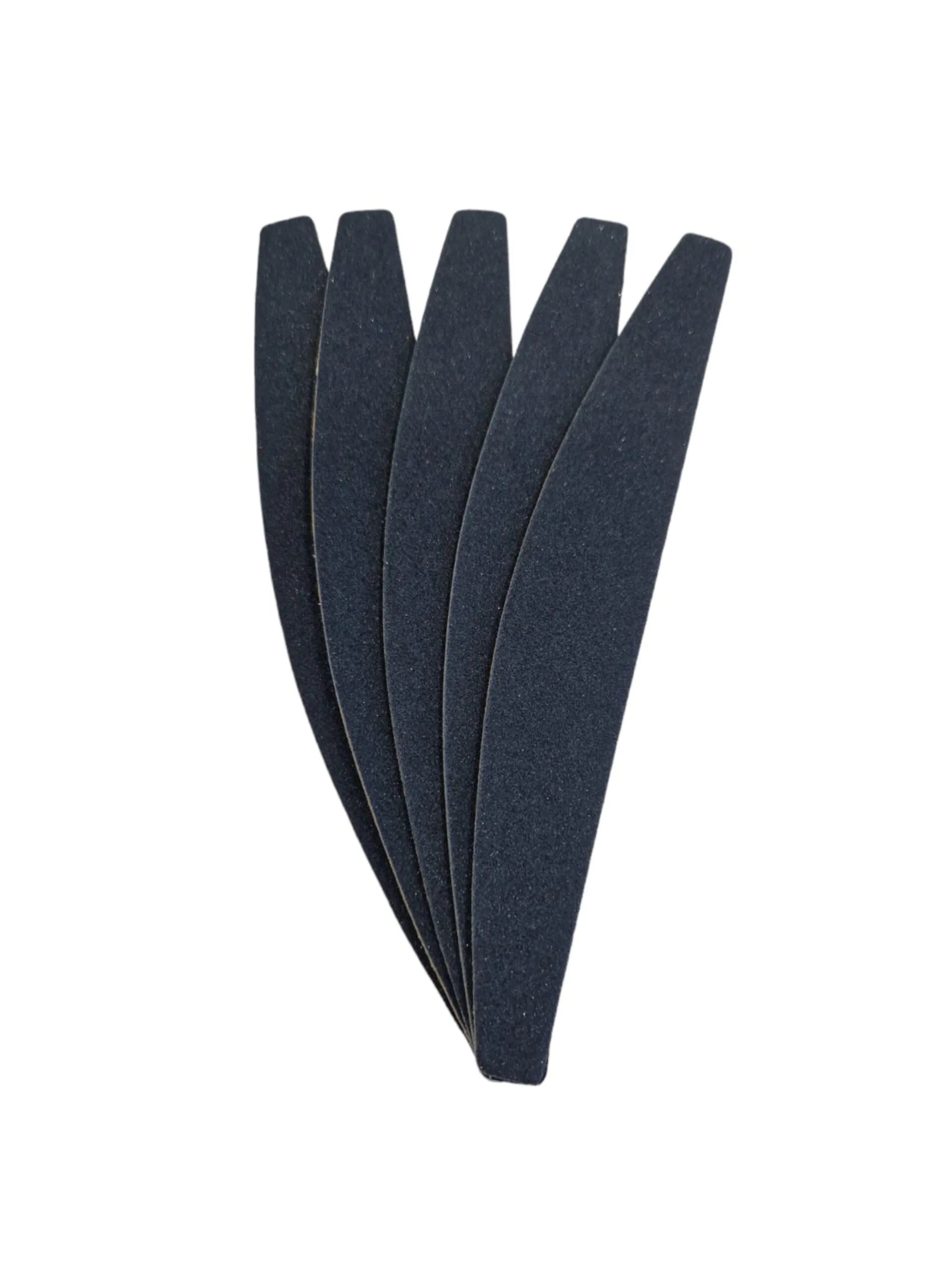 ProSteril Self-Adhesive Nail File Abrasives BANANA 180 Grit, 2 mm thickness, half-moon shape, 50 pcs, for refining and smoothing nails.

