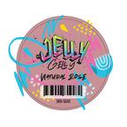 Jelly Gelly Builder Gel Gelato Natural Rose 40ml jar. A thick, natural rose-colored builder gel for nail extensions, sculpting, and strengthening.







