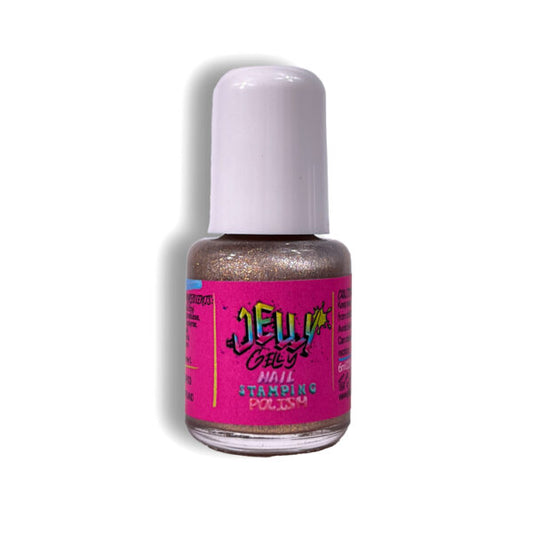 Jelly Gelly Stamping Nail Polish Gold - 6ml.