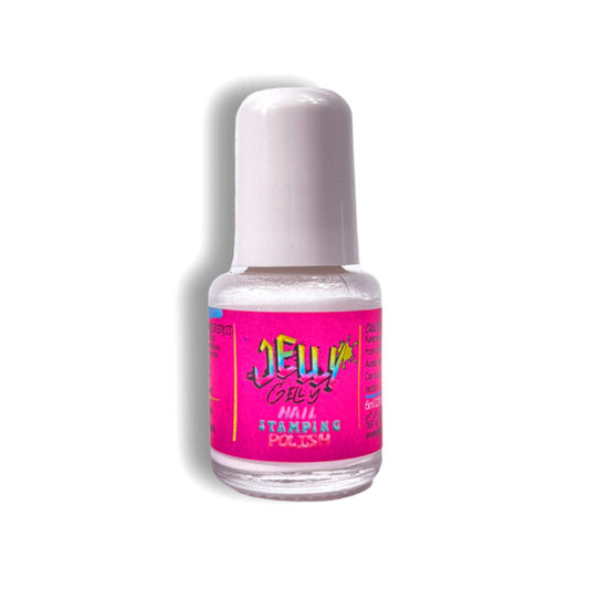 Jelly Gelly White Stamping Nail Polish - 6ml.