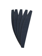 ProSteril Self-Adhesive Nail File Abrasives BANANA 100 Grit, 1 mm thickness, half-moon shape, 50 pcs, for natural and artificial nails.

