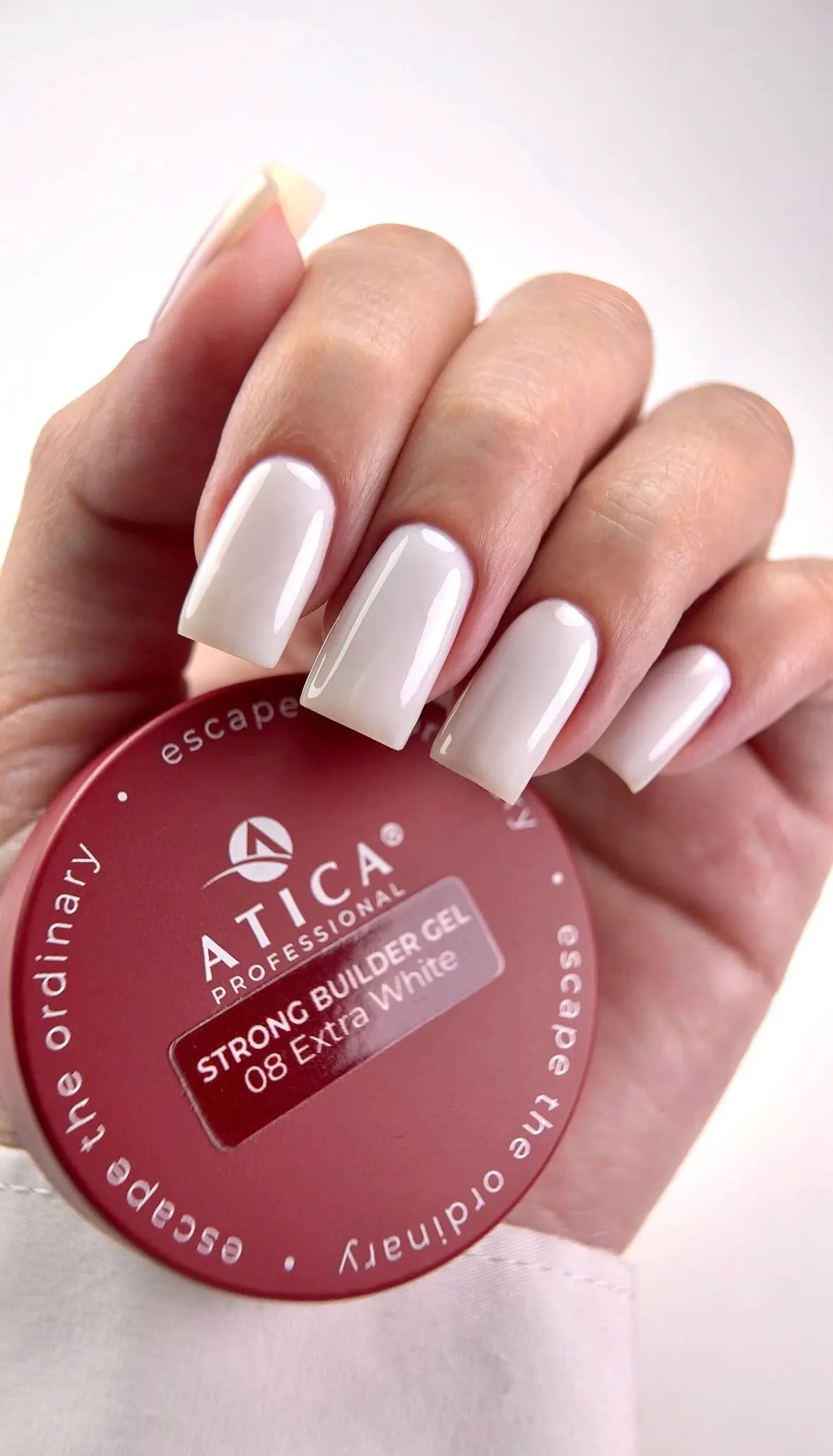 Strong Cover Gel – Extra White  30ml.