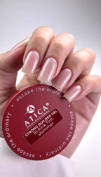 Strong Cover Gel – Pink Tint Shimmer 30ml.