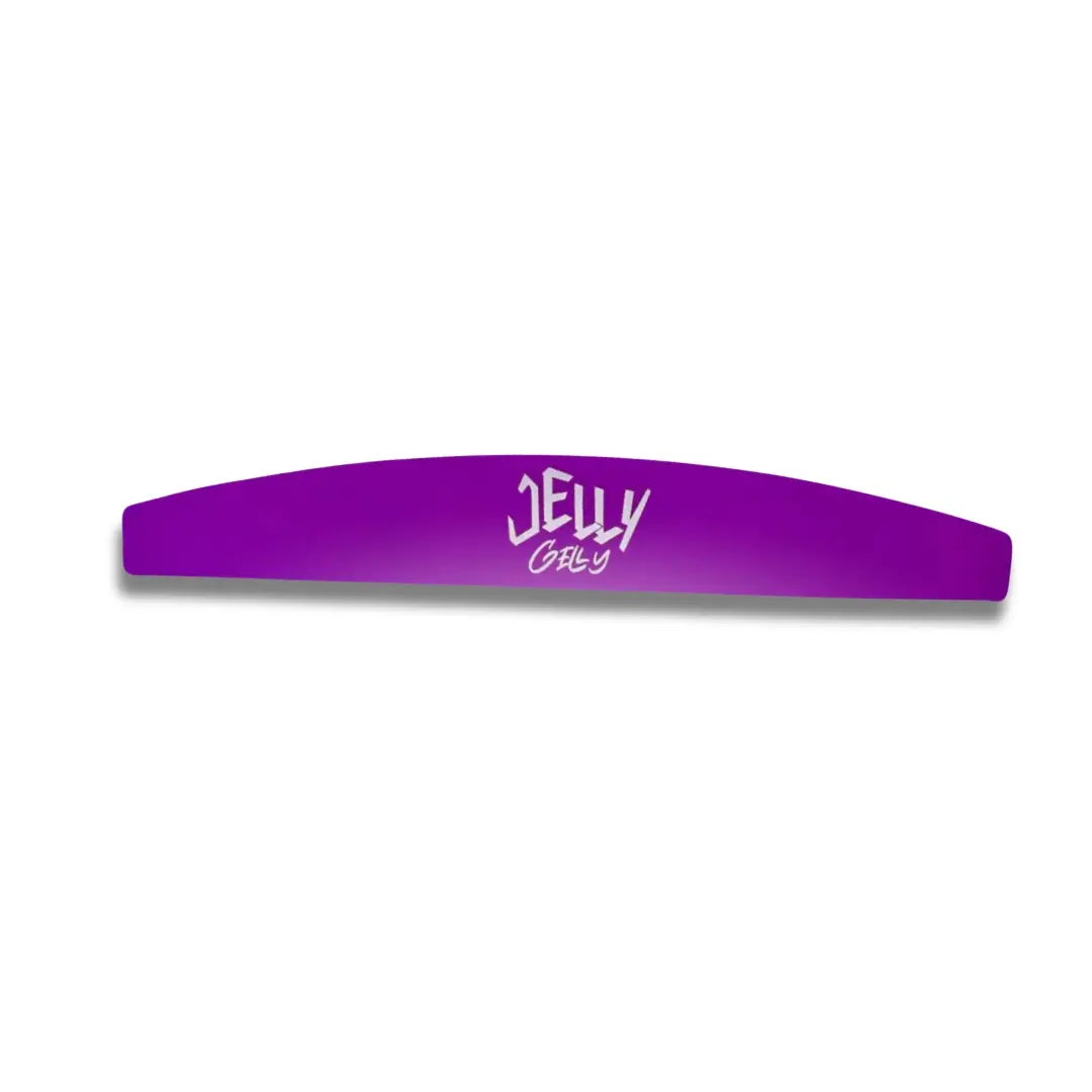 Jelly Gelly Plastic Nail File Base Purple – Professional Nail Tool