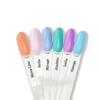 Jelly Gelly Gel Nail Polish Aladdin 8ml bottle with vibrant color, perfect for long-lasting manicures.

