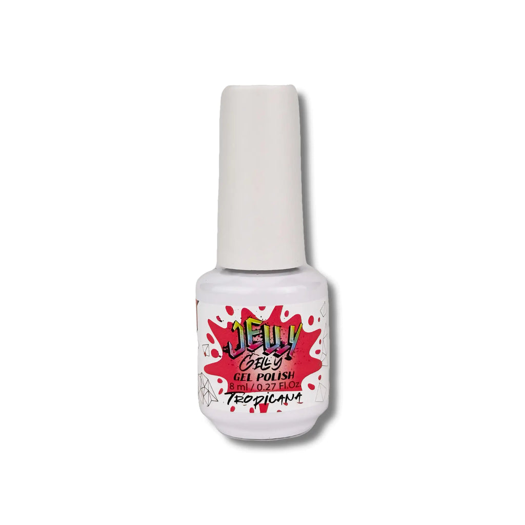 Jelly Gelly Gel Nail Polish Tropicana – an 8ml bottle of tropical-inspired gel polish.
