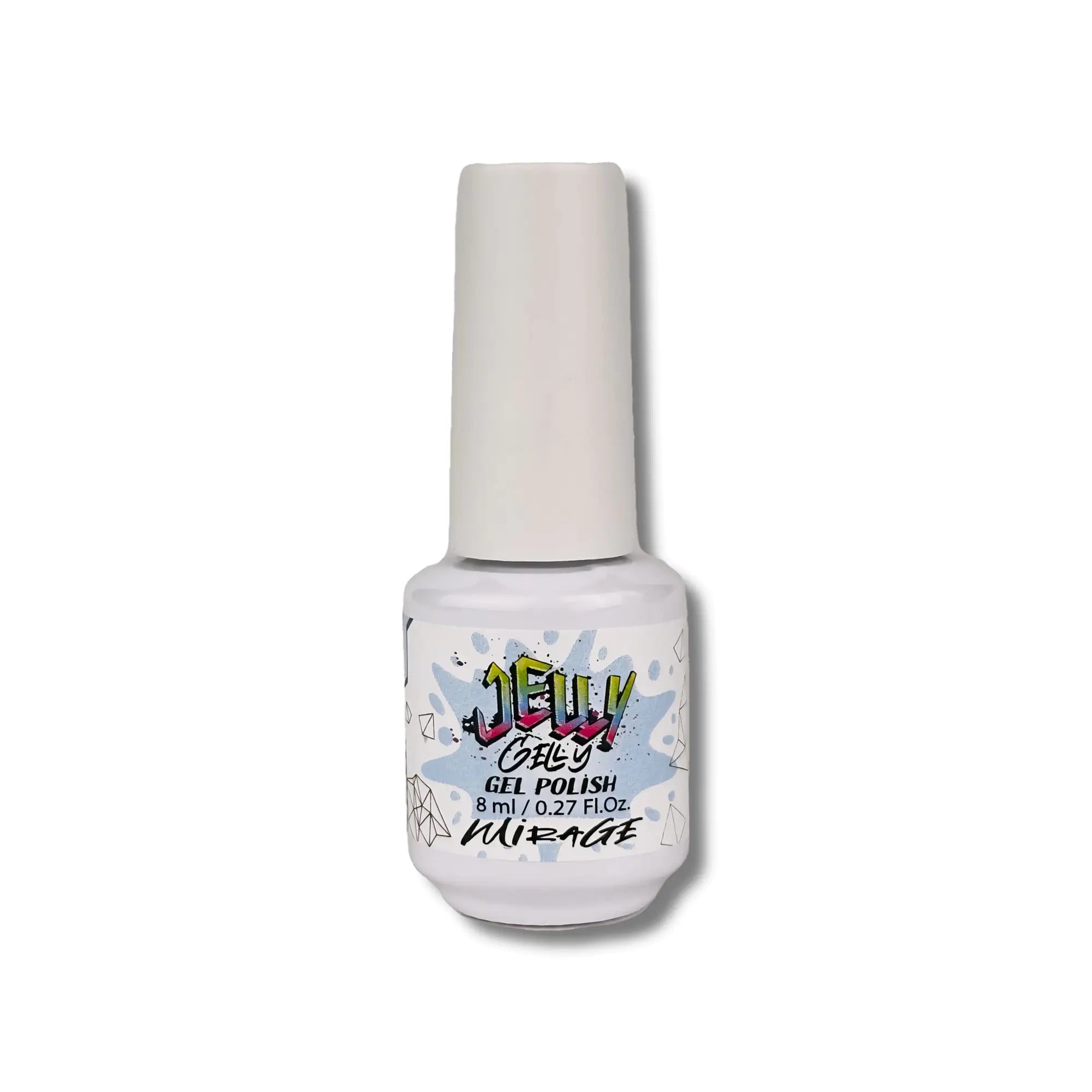 Jelly Gelly Gel Nail Polish Mirage – an 8ml bottle of ethereal, light-reflecting gel polish.