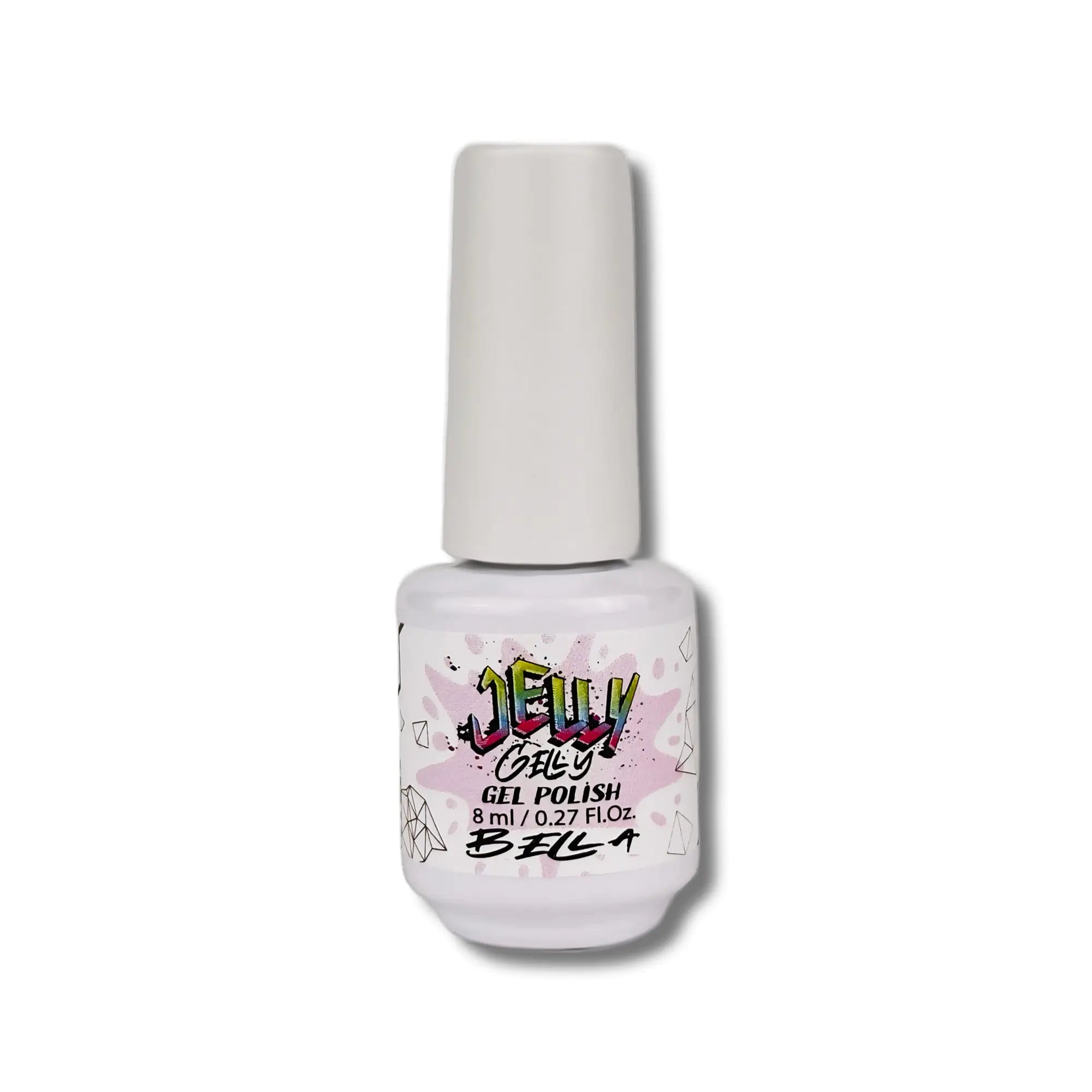 Jelly Gelly Gel Nail Polish Bella – elegant, high-gloss gel polish in an 8ml bottle.
