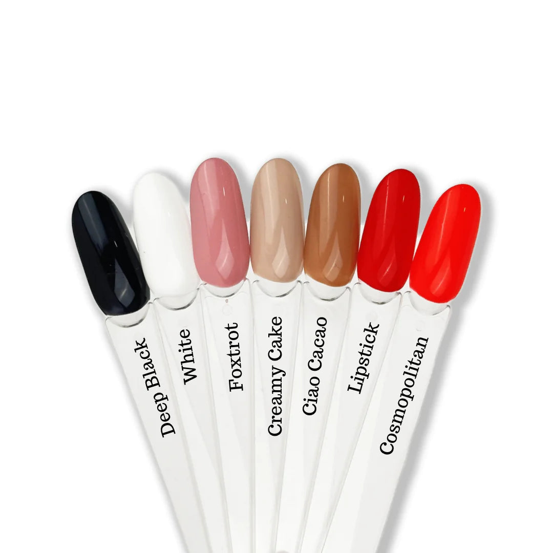 Jelly Gelly Gel Nail Polish Foxtrot – vibrant, high-gloss gel polish in an 8ml bottle.