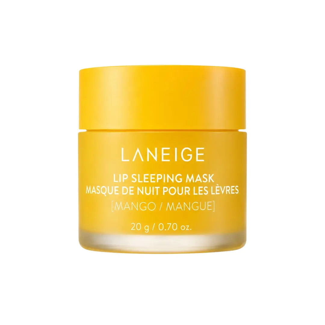 Laneige Lip Sleeping Mask Mango 20g jar, overnight lip treatment for dry chapped lips
