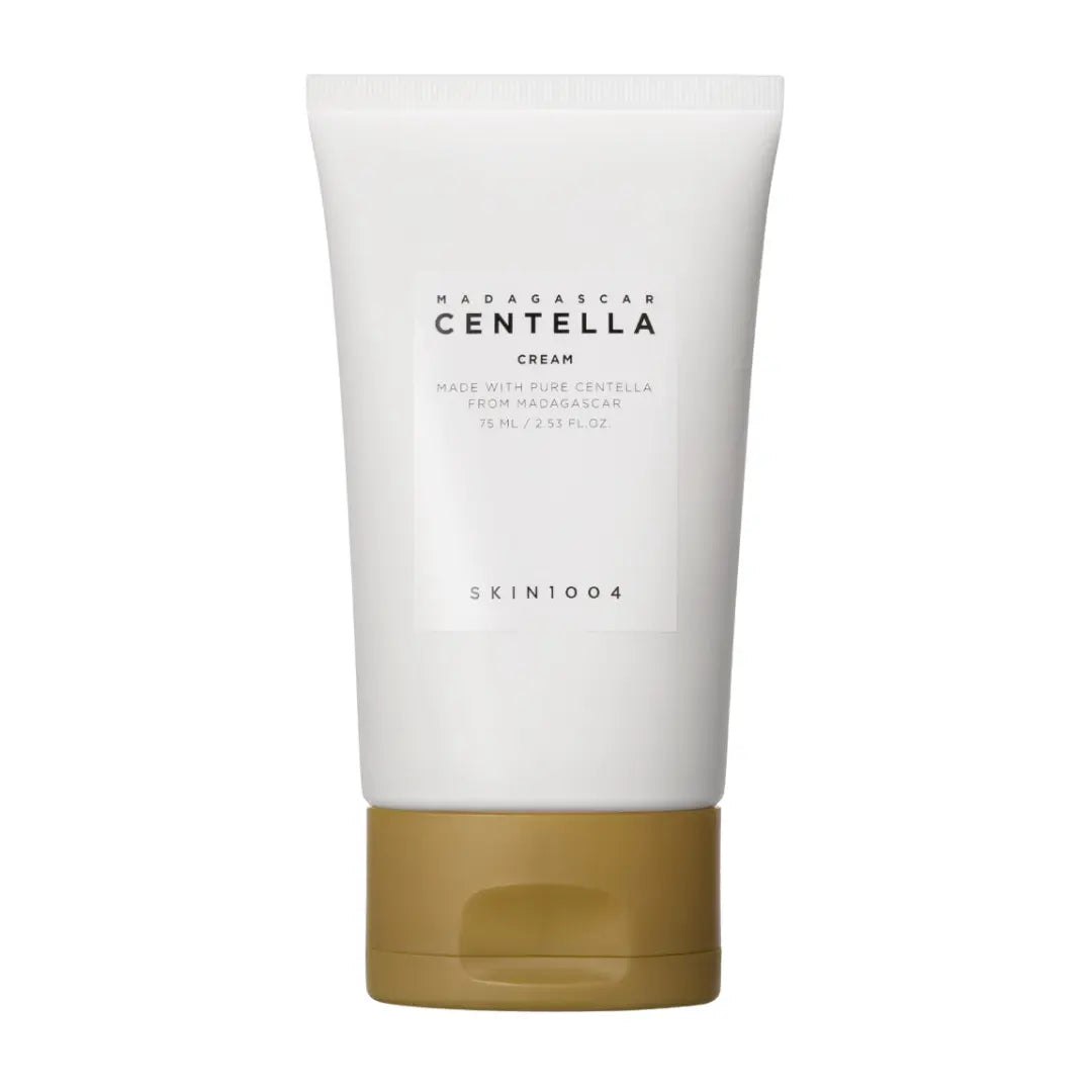 SKIN1004 Madagascar Centella Cream 75ml tube showing calming gel cream moisturizer