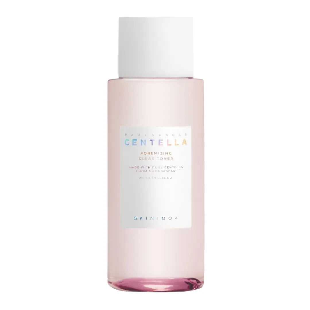 SKIN1004 Madagascar Centella Poremizing Clear Toner 210ml bottle showing pore care toner