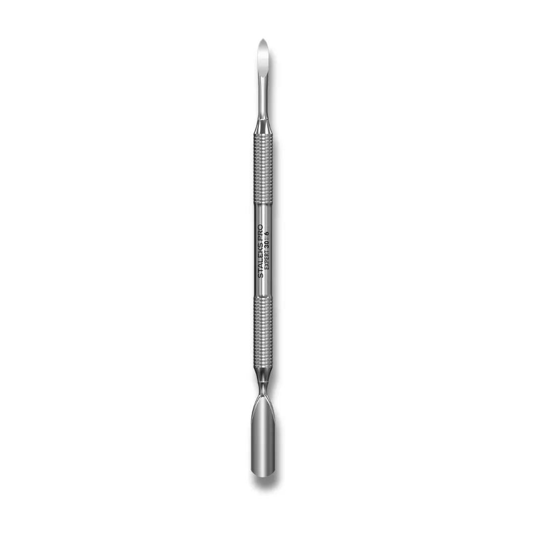 Staleks Expert 30 Type 6 manicure pusher, stainless steel cuticle tool