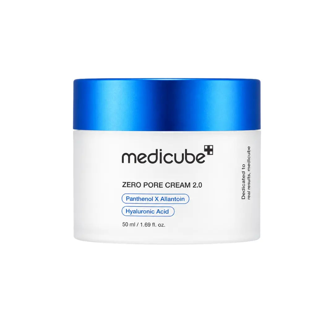 Medicube Zero Pore Cream 2.0 50ml jar, lightweight pore-refining cream for oily and combination skin