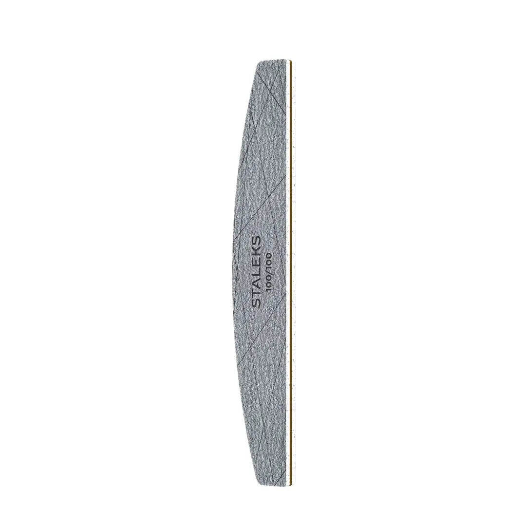 Staleks Smart 40 crescent mineral nail files 100/100 grit, 25-piece pack, single-use nail files