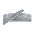 Staleks Smart 40 crescent mineral nail files 100/180 grit, 25-piece pack, single-use gray nail files