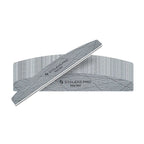 Staleks Smart 40 crescent mineral nail files 100/180 grit, 25-piece pack, single-use gray nail files