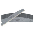 Two gray STALEKS 150/180 grit nail files crossed over each other on a plain white background.