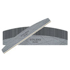 Staleks Smart 40 crescent mineral nail files, 80/100 grit, 25 pcs. Single-use files with foam layer for natural and artificial nails.