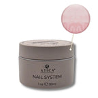 Atica Sculpting Gel Opal Pink Pearl 30ml – pearlescent pink sculpting gel for elegant manicures.