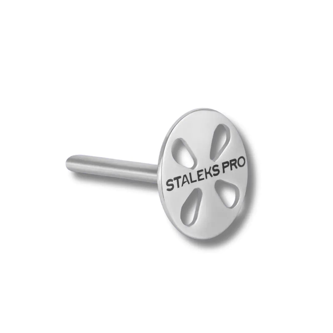 Staleks PRO pododisc expert pedicure stainless steel disc size M 20mm with 5 files