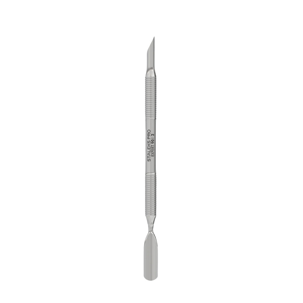 Manicure Pusher EXPERT 90 TYPE 2 (Beveled And Rounded Wide Pusher)