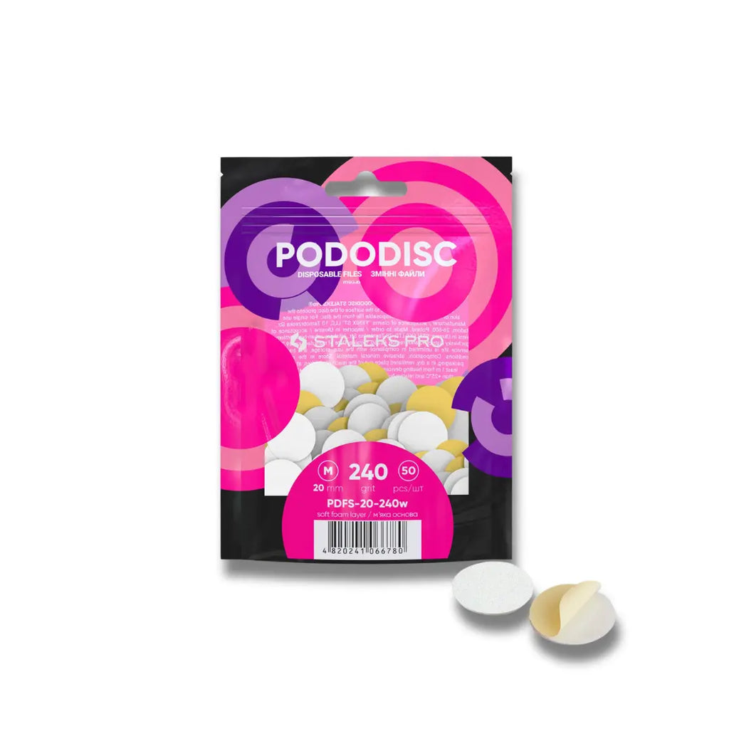 Pedicure file foam layer macro view, white abrasive texture