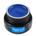 Atica Paint Gel Blue 8ml – jar of vibrant blue gel paint for nails.

