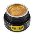 Atica Paint Gel Gold 8ml – jar of golden gel paint for nail art.