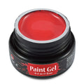 Atica Paint Gel Red 8ml – jar of bright red gel paint for nails.