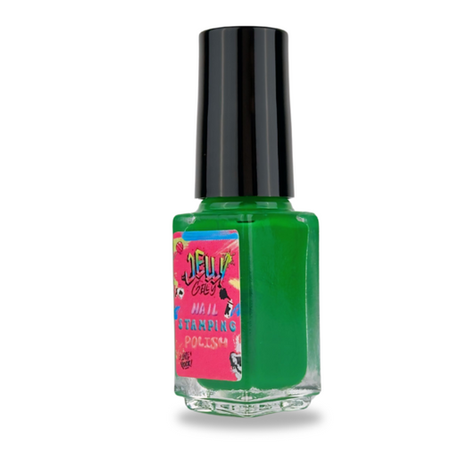Jelly Gelly Stamping Nail Polish Green - 6ml.