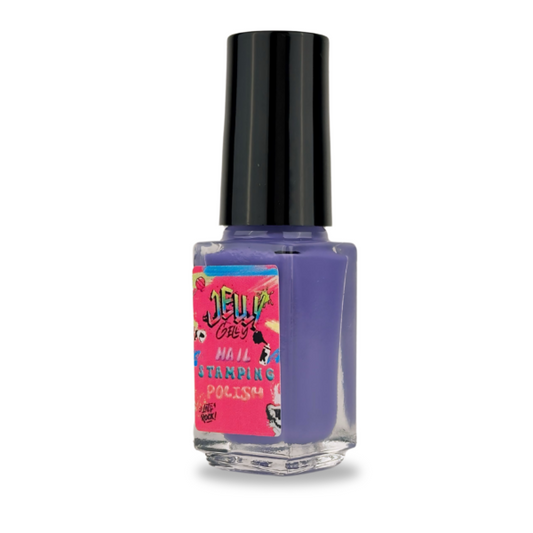 Jelly Gelly Stamping Nail Polish Violet - 6ml.