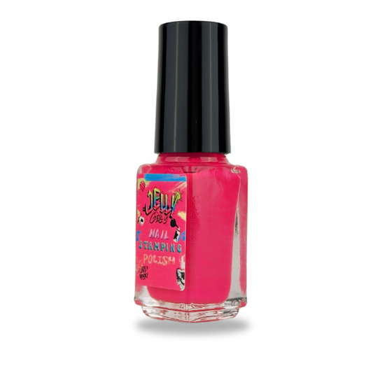 Jelly Gelly Stamping Nail Polish Pink - 6ml.